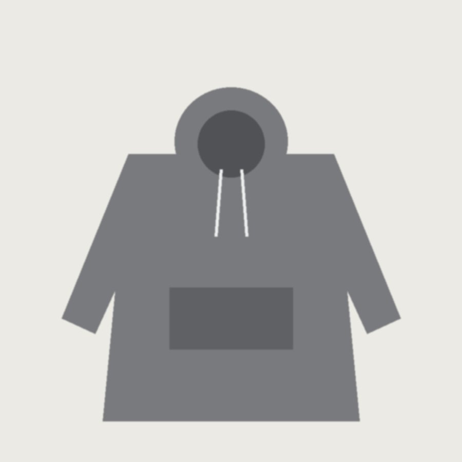 Gray hoodie with the Wrenfield crest